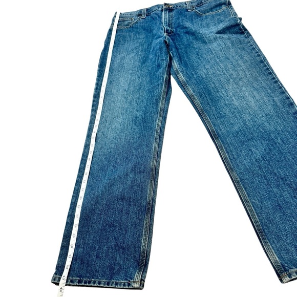 Carhartt Men’s Relaxed Fit Medium Wash Workwear Denim Pants Size 38x32 - Picture 7 of 12